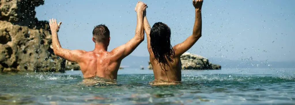 Nude Beach In Africa: Couples Splashing Water, Image Smarter Travel