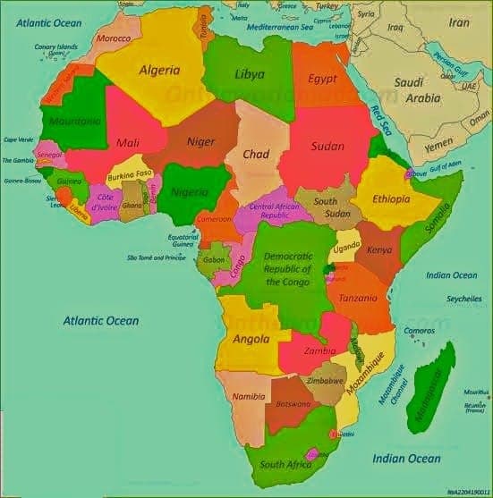 African Map (Image: World Map)