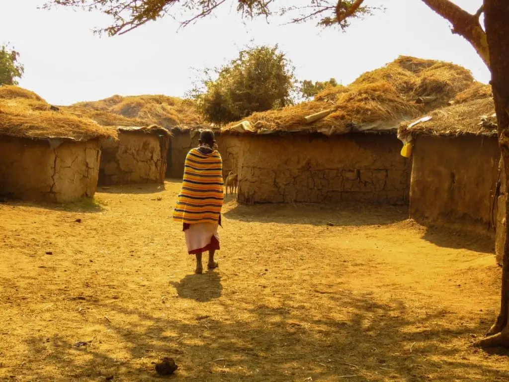 The Maasai People, Houses (Huts)