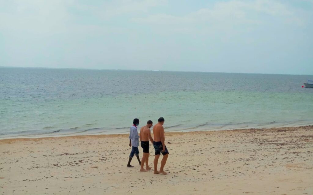 Evening Stroll at the Beach