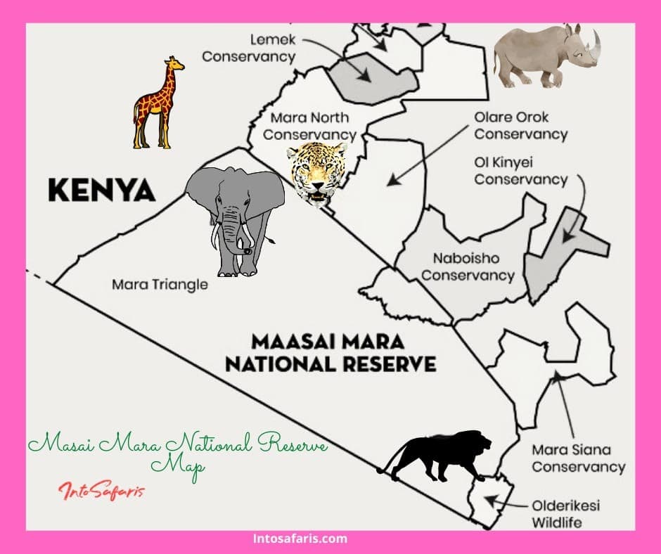 Masai Mara Map